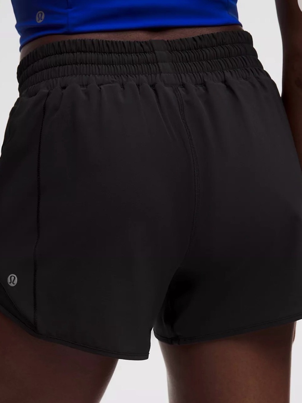 Lululemon Hotty Hot High-Rise Lined Short 4" Black